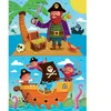Educa - Pirates. 2 Puzzles Enfant 20 pièces. +4 Ans. Ref. 17149