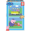Educa Puzzle de 2 x 9 pièces en bois Peppa Pig TU