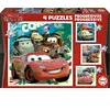 Educa Puzzle progressif CARS - Garçon et Fille - A partir de 3 ans - Dessins animés et BD