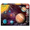 Collection de puzzles Educa 1000 pièces (Système solaire au néon)