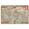 Puzzle Le Monde 1000 pièces - EDUCA - Voyage et cartes - Adulte - 12 ans