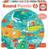 Puzzle rond sous la mer 28 pcs - EDUCA - Pièces grandes et faciles à manipuler