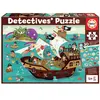 Educa Puzzle Détective de 50 Pièces : Aventure de Bateau Pirate pour Enfants - Neuf