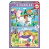 Puzzle Fantastique - EDUCA - Licornes et Fées - 2x20 pièces - Pour Enfant