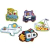 Educa - 5 Puzzles Véhicules pour bébés progressifs - 2-4 pièces T.U