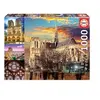 EDUCA - Puzzle - 1000 COLLAGE DE NOTRE-DAME