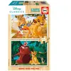Educa Borras - 19960 - Puzzles 2 X 25 pcs Le roi Lion en bois
