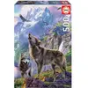 Puzzle 500 pièces - Educa - Loups Sur Les Rochers - Blanc - Adulte - 500-750 pièces