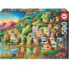 Puzzle 500 pièces - Educa - Port Caché - Paysage et nature - Coloris Unique - Adulte