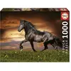 Educa Cheval Au Trot - Puzzle De 1000 Pièces Blanc