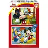 Puzzle de 2 x 20 pièces double Educa Mickey TU