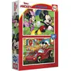 Puzzle de 2 x 20 pièces double Educa Mickey TU