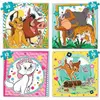 Educa Malette Puzzles Progressifs de 12 à 25 pièces : Animaux Disney