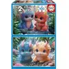 Puzzle 2X100 pièces : MONSTRES MIGNONS