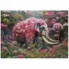 Educa Puzzle 1000 pièces : ÉLÉPHANT FLEURI