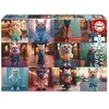 Puzzle 200 pièces : ANIMAUX FASHION