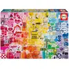 Puzzle 500 pièces : Collage de Couleurs