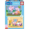 Puzzle - EDUCA - Peppa Pig - 2 x 48 pièces