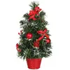 Guirma-43179 Sapin de Noël décoré Rouge 40 cm, Multicolore (43179)