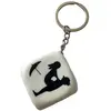 Porte-clés Dés Blanc avec Poses pour Jeux Intimes et Exploration - Bla...