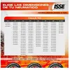 ISSE Bigbuy - Chaînes à neige pour voiture Super Blanc Textile 70