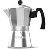 TAURUS Cafetière Italienne KCP9009 9T MINI MOKA Argentato Alluminio (9 Tazze)