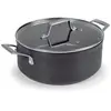 Chef et Sommelier LACOR Faitout avec couvercle en aluminium anodisé Anodized - Ø 24 cm