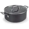 LACOR Faitout 16 cm + couvercle alu anodisé Anodized