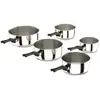 Lacor - série de 5 casseroles inox 1220cm  85003 - studio 85003