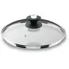 Couvercle en verre bord inox 14 cm - Lacor - Transparent - Verre