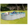 Piscine hors sol ovale en acier - TOI - Mallorca - 55000L - Filtre à s...