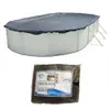 Couverture protection et hivernage Toi SWIMLUX piscine hors-sol ronde 550cm