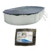 Piscines Toi 4958 Couverture Ovale Hiver, 640 x 366 cm, Bleu