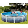 Kit piscine hors-sol acier Toi TRENCADIS ronde 6.40 x 1.20m décor céra...