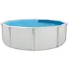 Piscine hors sol ronde en acier TOI Prestigio - 550x120cm - Filtre à s...