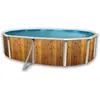 TOI VETA Piscine hors sol en acier ovale 550 x 366 x 120 (Kit complet ...