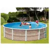 TOI - Kit piscine hors-sol acier pinus ronde Ø5.50 x 1.20m décor bois