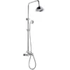 ROUSSEAU Colonne de douche avec robinet mélangeur Retro - Chrome