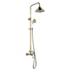 ROUSSEAU Colonne de douche avec robinet mitigeur mécanique byron - vieux bronze
