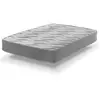 BE ZEN Matelas ressorts ensachés ViscoGel-Grafeno Plus 80X190| 13 zones et soutien lombaire - Hauteur 24 cm