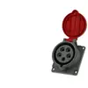 SOLERA Socle femelle CEE triphasé, 5 x 32A, incliné 931154AB