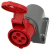 SOLERA Socle femelle CEE triphasé, 4 x 32A, coudé 932144