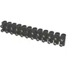 SOLERA Barrette de connexion "domino" 12 entrées 16mm² noire 10 RE16-10N-10