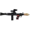 Eurocarnavales Lance-grenade - Noir - 51 cm - Pour costume de militaire