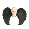 RueDeLaFete Paire d'Ailes à Plumes Noires - 65 x 50 cm