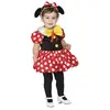 Witbaard Déguisement Petite Souris - Fille - Extérieur - Bébé - Polyester - Rouge - Multicolor - 3 ans