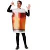 Déguisement Pinte de Bière Adulte - Blanc - 100% Polyester - Homme