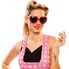 RueDeLaFete Lunettes Coeur Rouge