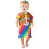 Witbaard Déguisement Hippie Arc en Ciel - Bébé Fille