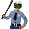 RueDeLaFete Casque de Policier - Enfant